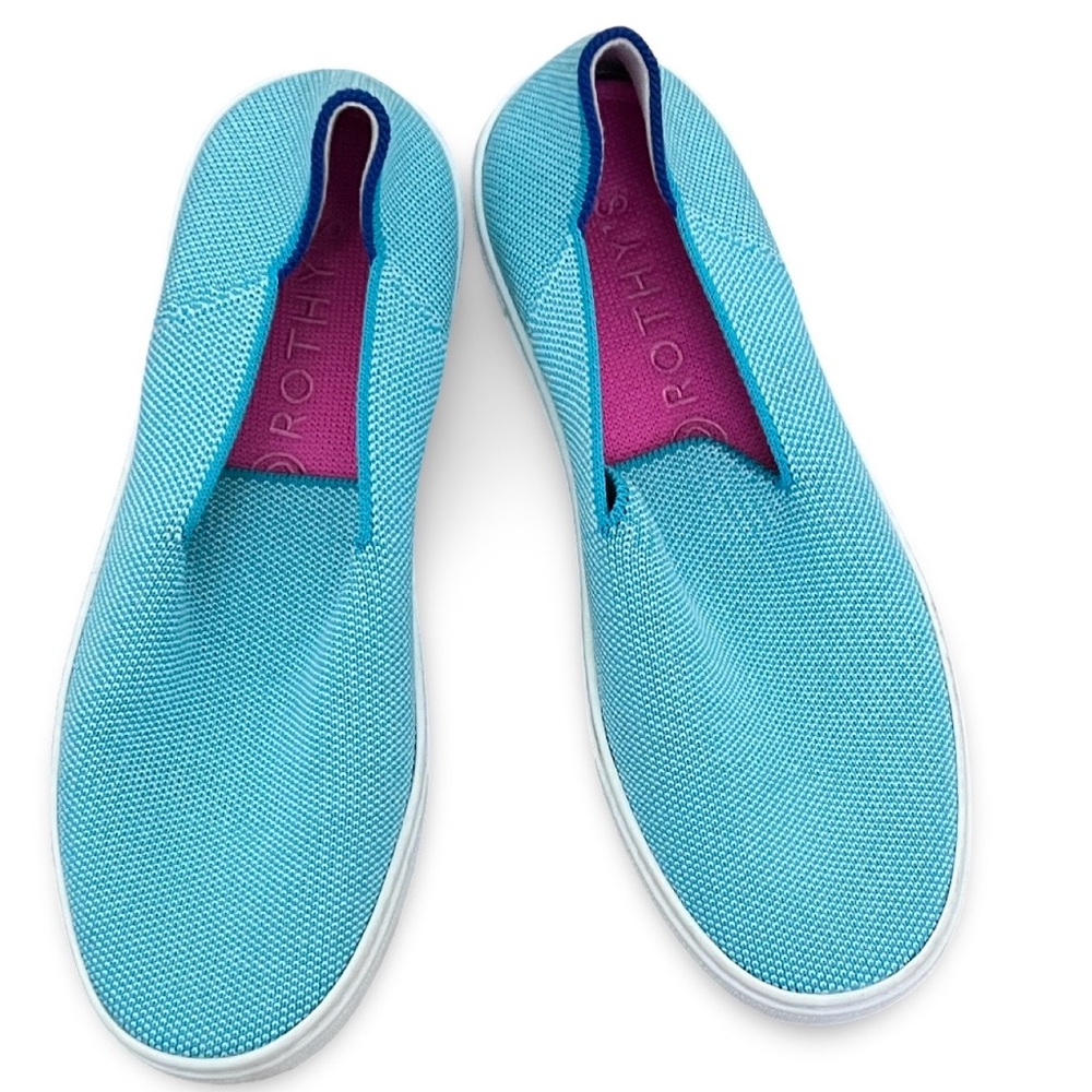 Rothy's Women's Aqua Slip-On Sneakers